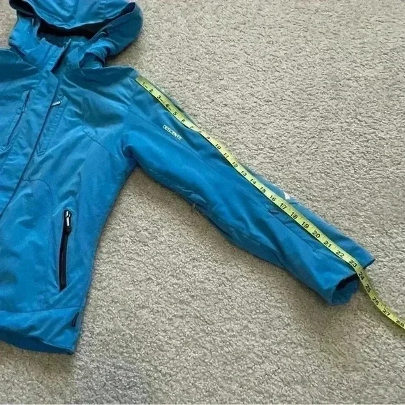 Descente Ski Snow Snowboarding Jacket Coat Blue Wm Size 10 D9-9616 Titan Thermo